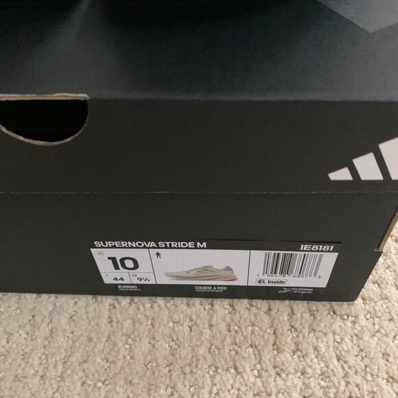 Adidas Supernova Stride Running Shoe IE8181 Men’s Size 10.0 – NEW